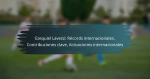 Ezequiel Lavezzi: Récords internacionales, Contribuciones clave, Actuaciones internacionales
